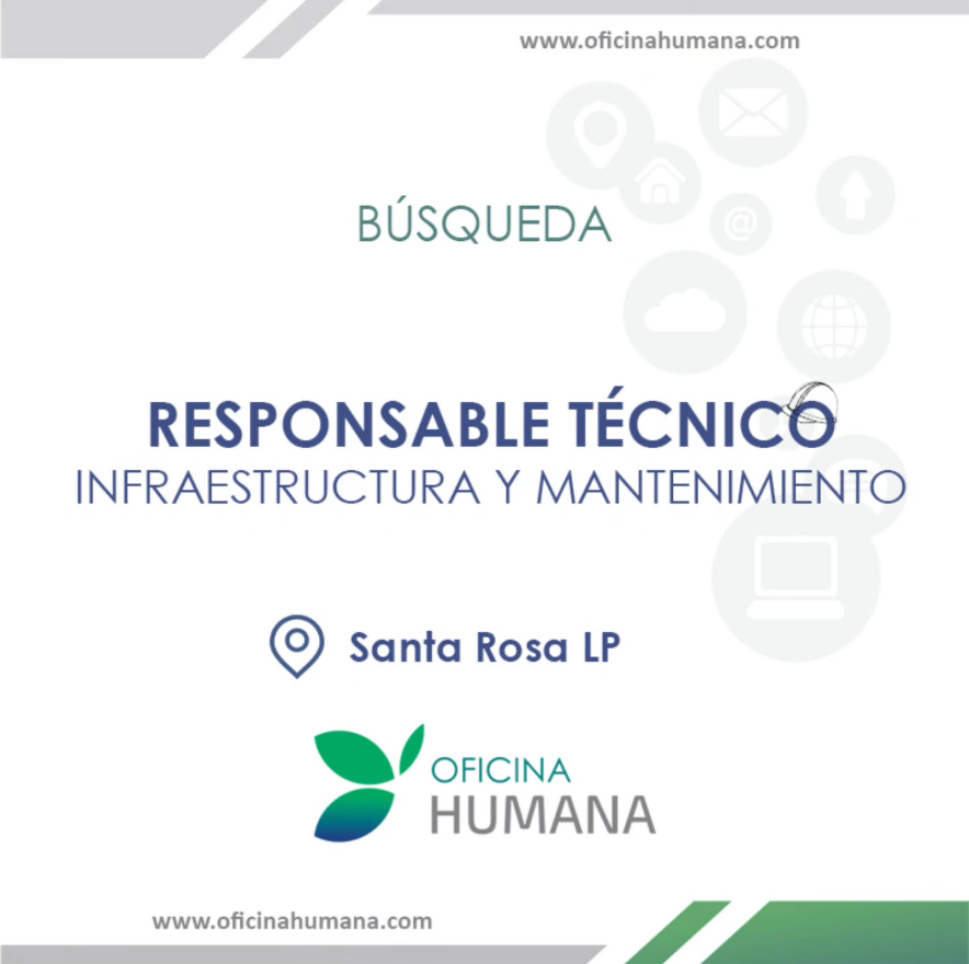Búsqueda laboral - Responsable técnico