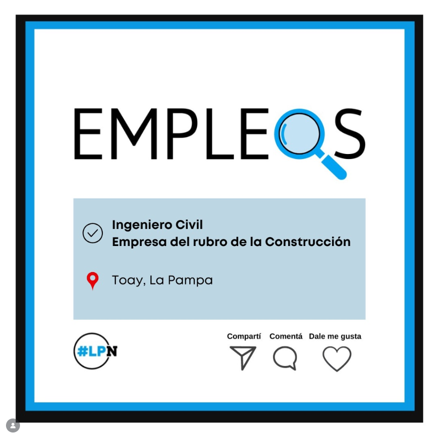 Oferta laboral - Ingeniero/a Civil