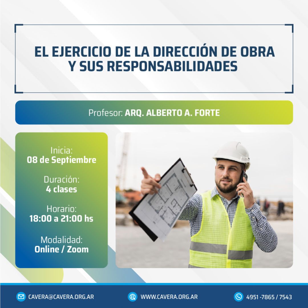 CAVERA - Curso sobre Dirección de Obra