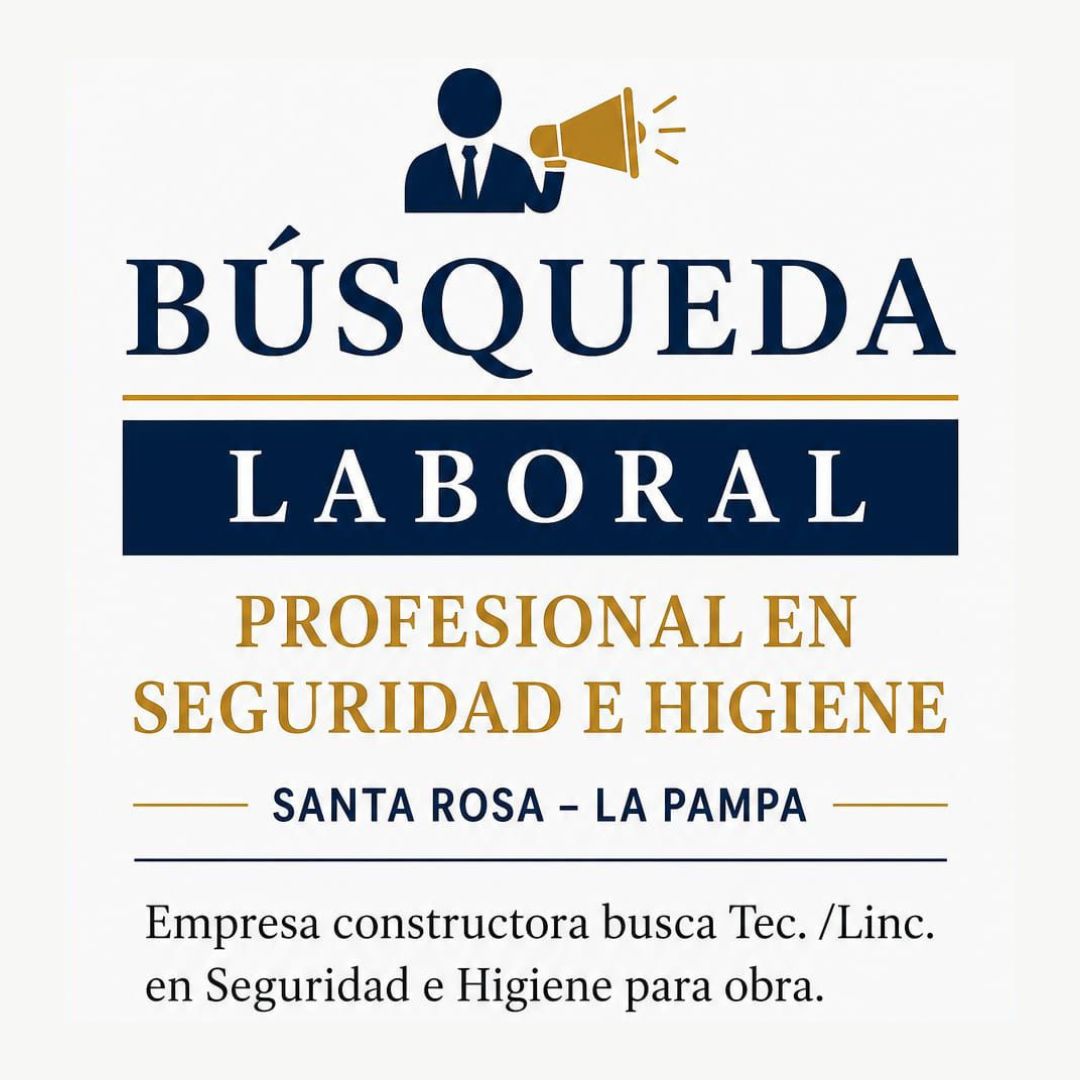 Oferta laboral - Técnico o Licenciado