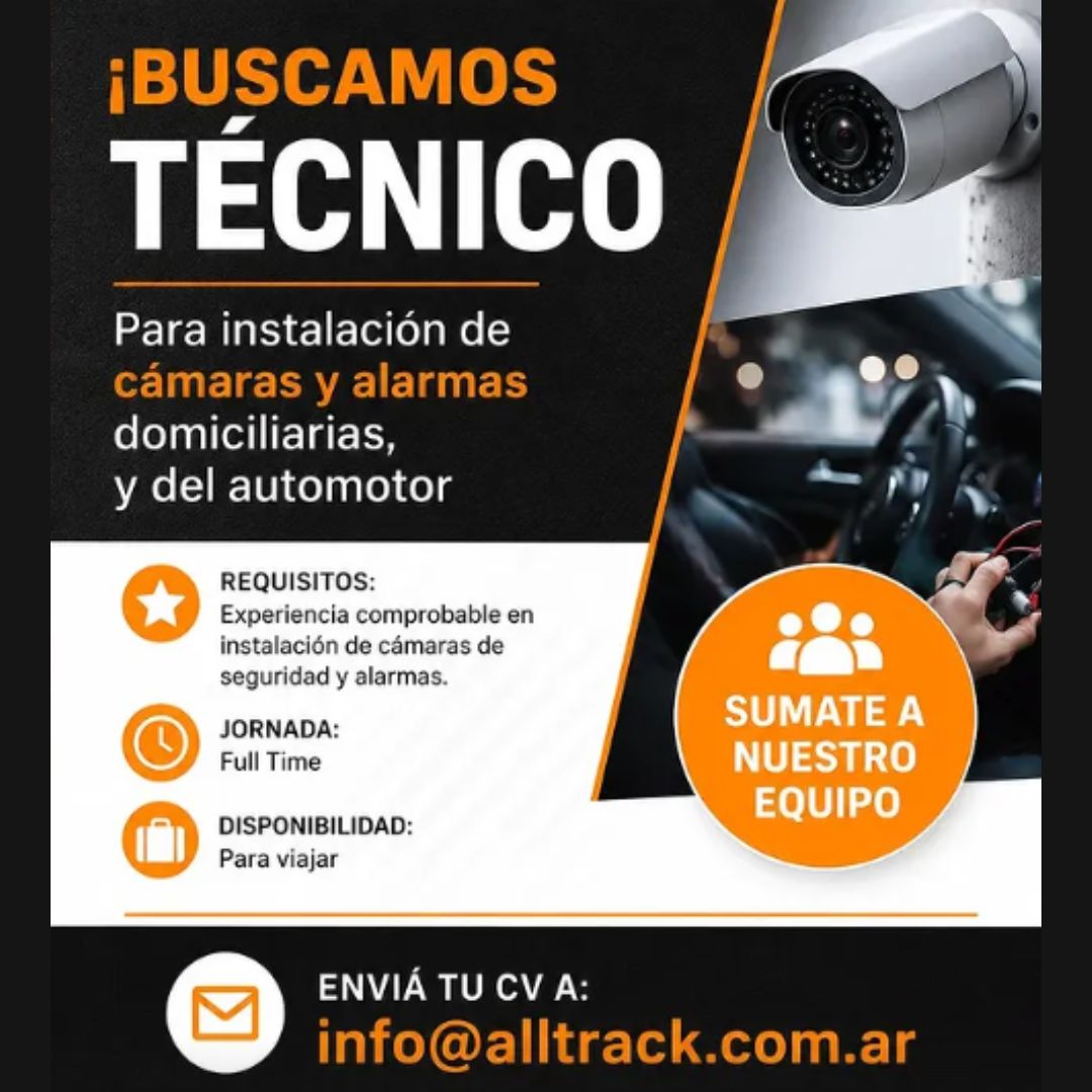 Oferta laboral - Técnico cámaras y alarmas
